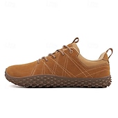 abordables Baskets-Baskets décontractées marron pour homme avec semelle antidérapante – Chaussures de sport d&#039;extérieur confortables pour la marche, la randonnée et le quotidien
