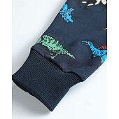 billiga Huvtröjor och tröjor för pojkar-Barn Pojkar hoodie med dragkedja Tecknat Långärmad Dragkedja Höst Grundläggande Bomull Utomhus