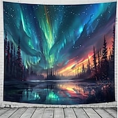 billige Veggoppheng-tapet Veggtepper Galakse Rom 3D Mystiker Soverom Stue Sovesal Dekorasjoner Vegg Dør Bakgrunn