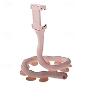 abordables Rangement et organisation-Support de téléphone paresseux, support de bureau flexible en forme de pieuvre, support de voiture pour smartphones, support col de cygne multifonctionnel, trépied réglable pour le streaming en