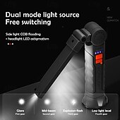 זול פנסים טקטיים-פנסי יד LED LED פולטות אוטומטי מצב תאורה נייד מתכוונן שימוש יומיומי שחור ירוק צבא ירוק