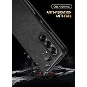 economico Cover Samsung-telefono Custodia Per Samsung Galaxy Piegatura a Z 7 Z Fold 6 Z Fold 5 Z Fold 4 Copertura Posteriore Resistente agli urti Retrò TPU Pelle PU