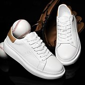 billiga Herrsneakers-Vita herrsneakers - stilren och mångsidig, för aktiva herrar inom sport och vardagsbruk