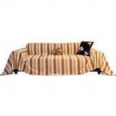 abordables Funda de sofá para mascotas-Funda de Sofá de Estilo Lujo Manta de Cubierta de Sofá de Algodón de Terciopelo para Otoño e Invierno Protector Universal de Sofá