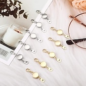 cheap Arts, Crafts &amp; Sewing-12 Pack Magnetic Necklace Clasps and Closures  Strong Magnetic Jewelry Extenders for Necklaces and Bracelets, Gold &amp; Silver Plated Round Clasps for DIY Jewelry Making