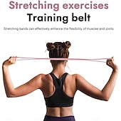 Недорогие аксессуары для сверл-3 эластичных резинки для упражнений в форме восьмерки с ручками для женщин, мужчин, рук, плеч, спины, ног, поддержания формы, фитнес-тренировки для всего тела, йоги, перетягивания каната для домашнего