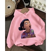 billiga Pojkens 3D Sporter &amp; Spel-Kpop Demon Hunter Pojkars Tecknad Grafisk Hoodie - Animefigur Tryckt Tröja Med Uttrycksfulla Ögon Mjuk Avslappnad Vintervärme Bekväm Höst &amp;vinterkläder för skolan &amp;lekträffar