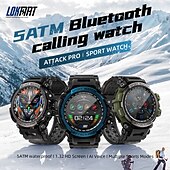 Недорогие Смарт-часы-LOKMAT ATTACK PRO Умные часы 1.32 дюймовый Смарт Часы Bluetooth Педометр Напоминание о звонке Датчик для отслеживания сна Совместим с Android iOS Женский Мужчины