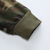 economico Felpa Tattica-Per uomo Felpa con cappuccio Felpa con cappuccio tattica Felpa con cappuccio mimetica Nero Grigio mimetico Verde mimetico Grigio Con Cappuccio Mimetico Tasca Sport &amp; Outdoor Casuale Quotidiano
