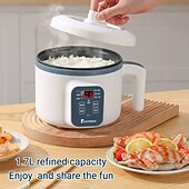 お買い得  家庭用器具-1.7L電気炊飯器シングル二層220Vマルチクッカーノンスティックスマートメカニカルマルチクッカー蒸しご飯ポット家庭用