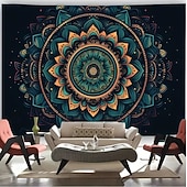 baratos Tapeçarias de Parede-tapeçaria Tapeçarias Mandala Geométrica Boêmio Quarto Sala de estar Dorm Decorações de parede de porta de fundo