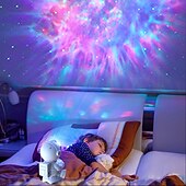 お買い得  クリスマスのあかり-宇宙飛行士の銀河スタープロジェクターナイトライト、Bluetoothリモコン/タイマー付き、360度調節可能な星雲星空ライト、お子様へのプレゼントに最適