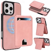 tanie Etui do iPhone&#039;ów-telefon Kılıf Na iPhone 17 Pro Max 17 Air 16 15 14 Pro Max Plus 16e 13 Pro Max Osłona tylna Magnetyczne Stopka Gniazdo karty Retro TPU Skóra PU