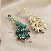 abordables Boucles d&#039;oreilles-Boucle d&#039;Oreille Créoles Le style rétro Poire Goutte ancien Mode Déclaration Des boucles d&#039;oreilles Bijoux Rose foncé / Turquoise / Rose clair Pour Mariage Soirée Fête 1 Paire