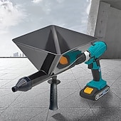 levne Domácí potřeby-Akumulátorová ruční pistole na cementovou spárovací hmotu - odolná konstrukce z plastu a kovu, ergonomická rukojeť &amp;přesná tryska pro utěsnění okenních/dveřních rámů, nástroj pro kutily, stavební