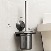 Недорогие щетка для унитаза-ёршик для унитаза и держатель, держатель для бумажных полотенец, набор аксессуаров для ванной на присоске, настенные аксессуары для ванной комнаты