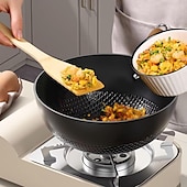 お買い得  調理器具-魚の鱗模様の平底ノンスティックパン。コーティングされていないノンスティックの家庭用調理パン。IH調理に最適。 &amp;ガスコンロ
