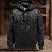 בגדי ריקוד גברים גוגולות 3D טרנינג פאנק מוּגזָם שרוול ארוך צווארון עגול קצר מועדונים לבוש רחוב שחור פול שרוך עם קפוצ'ון סתיו חורף מְעַצֵב זול גותי וגולגולת-בגדי ריקוד גברים גוגולות 3D טרנינג פאנק מוּגזָם שרוול ארוך צווארון עגול קצר מועדונים לבוש רחוב שחור פול שרוך עם קפוצ'ון סתיו חורף מְעַצֵב