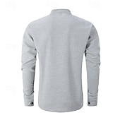 Недорогие мужские повседневные рубашки-Муж. Рубашка Летняя рубашка Повседневная рубашка Пляжная рубашка Кнопка рубашка Черный Белый Винный Темно-зеленый Хаки Длинный рукав Полотняное плетение Воротник-стойка Отпуск Гавайский Карман Одежда