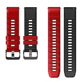 baratos Pulseiras de relógio Samsung-Pulseiras de Relógio para Samsung Galaxy Watch Ultra 47mm, Watch 8 Classic 46mm, Watch 6 Classic 47mm, Watch 5 Pro 45mm, Watch 4 Classic 47mm Aço Inoxidável Silicone Substituição Alça Dois tons