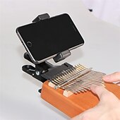 ieftine Suport Mobil-Suport pentru telefon cu căști de chitară, pentru transmisiuni live, predare, înregistrare video, compatibil cu Android și iPhone, chitară/chitară electrică/bas/ukulele