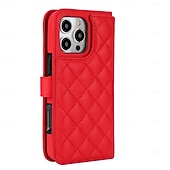 お買い得  iPhone用ケース-電話 ケース 用途 16 15 14 Pro Max Plus 16e 13 Mini ウォレットカードケース ストラップ付き キックスタンド カード挿入口 レトロ風 TPU PUレザー
