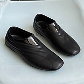 tanie Mokasyny i trzewiki męskie-męskie białe, casualowe buty wsuwane – lekkie i wygodne trampki do codziennego chodzenia, podróży i wypoczynku