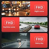 זול DVR לרכב-מצלמת רכב עם 4 ערוצים, קדמית אחורית, שמאל ימין, מצלמה מסתובבת 360 מעלות, מצלמת רוורס, מצלמת רכב בטיחותית, הקלטת לולאה, גרסת לילה, חיישן כבידה, תצוגה בגודל 3 אינץ&#039;