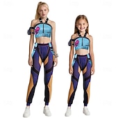 levne Dívčí kostýmy-Lovci démonů z K-Popu Mira Rúmí Zoey Cosplay kostým Skupinový kostým Krásné šaty Huntrix Filmové kostýmy for Dámské Dívčí Dětské Dospělé předvečer Všech svatých Karneval Výkon Comic Con Výstava anime