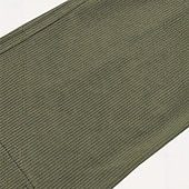 cheap Straight Leg-Men's Corduroy Pants Trousers Slacks Casual Pants Drawstring Elastic Waist Front Pocket Plain Comfort Full Length Outdoor Vacation Home Vacation Fashion Loose Fit Green Stretchy