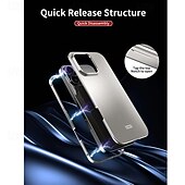 Недорогие Чехлы для iPhone-телефон Кейс для Назначение iPhone 17 Pro Max 17 Air 16 Pro Max Plus 15 Pro Max 14 Pro Max Кейс на заднюю панель Защита от удара Ретро Металл
