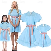 halpa Halloween-Aave kaksoset Halloween Cosplay-Asut Naamiaisasu Hohto Cosplay Lasten Aikuisten Naisten Halloween Karnevaali Naamiaiset Juhlat Helppoja Halloween-asuja Pukeudu