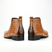 preiswerte Chelsea -Stiefel-Chelsea-Stiefel für Herren, Business-Casual-Stiefeletten zum Hineinschlüpfen für Büro und Alltag