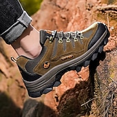 cheap Hiking Boots-Men's Durable Hiking Shoes with Anti-Slip Sole, Shock-Absorbing Outdoor Trekking Sneakers for Climbing, Camping and Travel