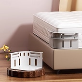 cheap Home Storage &amp; Hooks-4Pcs Bed Sheet Holders with Adjustable Elastic Strips Fasteners for Corners and Sides Secure Fit for Mattress Ideal for Side Sleepers And Restless Partners