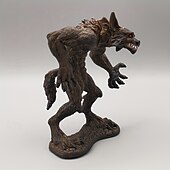 billiga Halloween-Forntida europeisk varulvsdockamodell för västerländsk fantasy, hållbar PVC-halloweendekoration &amp;rekvisita samlarutgåva för rollspel, perfekt för jul-, påsk- och födelsedagspresenter