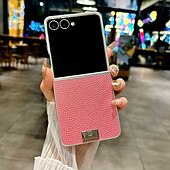 Недорогие Чехлы для Samsung-телефон Кейс для Назначение SSamsung Galaxy Z-флип 7 Z-флип 6 Z Flip 5 Z Flip 4 Кейс на заднюю панель Защита от удара Ретро ТПУ Кожа PU