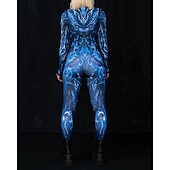 tanie Z nadrukiem-Wzorzyste garnitury Zentai Kostium Cosplay Body Drukowanie Strój karnawałowy Kombinezon zentai Męskie Damskie Dla chłopców seksowny kostium Halloween Kostium na Spektakl Impreza Bal maskowy Dla