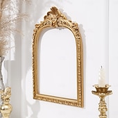 halpa Kuvakehykset-Vintage-kultainen 3D-kukkakaarihartsikehys – eurooppalaistyylinen koristeellinen seinävaate kotitaiteeseen, valokuvausrekvisiittaan, mökin sisustukseen ja juhlavaan tunnelmaan