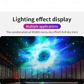 economico luci del proiettore della galassia stella-Proiettore di stelle, proiettore di galassie per astronauti, luce notturna a razzo per cameretta dei bambini, testa magnetica regolabile a 360° con controllo remoto tramite app, idea regalo