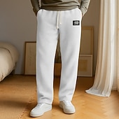 economico Pantaloni della tuta-Per uomo Nido d&#039;ape Pantaloni Eleganti Pantaloni a Nido d&#039;Ape Coulisse Tasca Frontale Semplice Comodità Lunghezza intera All&#039;aperto Casa Feste Moda Chic &amp; Moderno Marrone Scuro Nero Elasticizzato