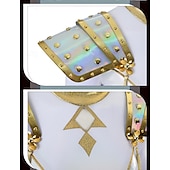  Inspirado em ídolos coreanos Estrela pop Ocasiões Especiais Fantasias Originais Ídolo Virtual for Mulheres Adulto Dia Das Bruxas Carnaval Espetáculo Comic Con Anime Expo