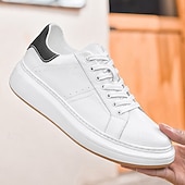 billiga Herrsneakers-Vita herrsneakers - stilren och mångsidig, för aktiva herrar inom sport och vardagsbruk
