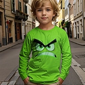 economico Animali 3D per Ragazzo-Maglietta per ragazzi con stampa 3D, divertente, a maniche lunghe, con stampa 3D, autunno inverno, basic, per bambini dai 4 ai 12 anni, girocollo, casual, per attività all&#039;aperto, vestibilità