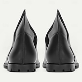 abordables Bottes de motard-Bottines à bout pointu en similicuir noir pour homme, style elfe – Chaussures fantaisie uniques pour Halloween, cosplay et soirées à thème