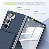 Χαμηλού Κόστους Samsung Θήκη-τηλέφωνο tok Για Samsung Galaxy Z Fold 7 Z Διπλώστε 6 Z Fold 5 Πίσω Κάλυμμα Σταντ ποδηλάτου Υποδοχή κάρτας Ανθεκτική σε πτώσεις Ρετρό PC