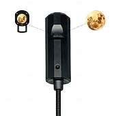 voordelige star galaxy projector lichten-maan aarde astronaut lamp projector nachtlampje 360 maan projectielamp usb ster nachtlampje oplaadverlichting met 3 standen romantische sfeerlamp voor selfie achtergrond slaapkamerinrichting