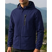 baratos Casacos impermeáveis-Homens Jaqueta Corta-Vento Jaqueta Softshell Jaqueta de Trilha Ao ar livre Prova-de-Água A Prova de Vento Roupas de caminhada Roupas de caminhada Primavera Outono Blusas Campismo / Escursão