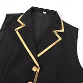 preiswerte Oberteile-Rokoko Viktorianisch Renaissance Weste Prinz Edelmann Kostüm Herren Halloween Karneval Leistung LARP Renaissance-Messe Erwachsene Weste