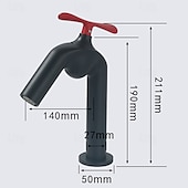 ieftine Robinete Chiuvetă Baie-Baie Chiuveta Robinet - Clasic Pictate finisaje Piesă Centrală Singur mâner o gauraBath Taps